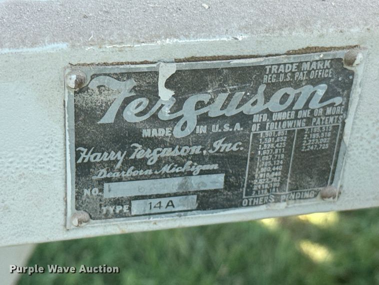 image for item DY3014 Ferguson plow