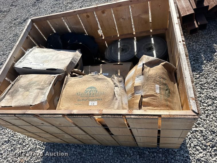 image for item DY3028 Approximately 8 boxes of Great Plains seed discs