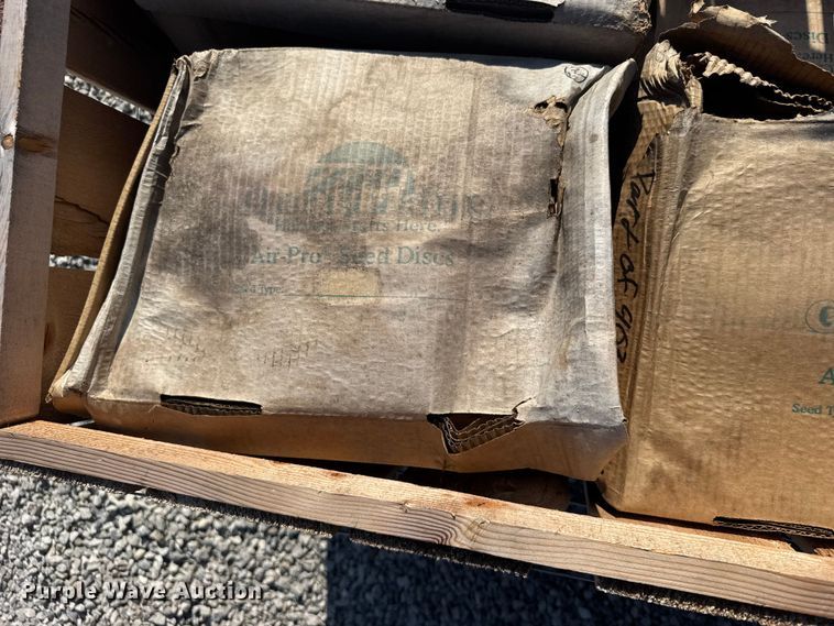 image for item DY3028 Approximately 8 boxes of Great Plains seed discs