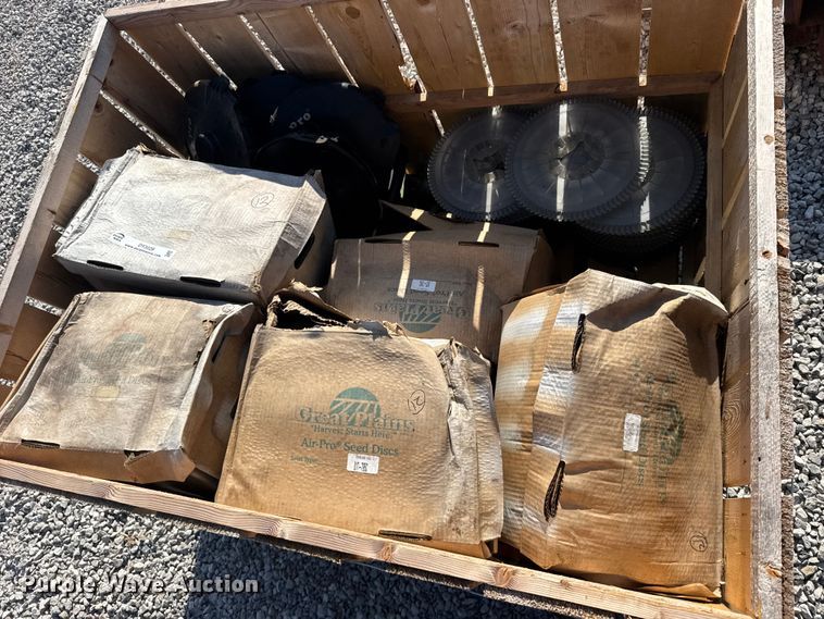 image for item DY3028 Approximately 8 boxes of Great Plains seed discs