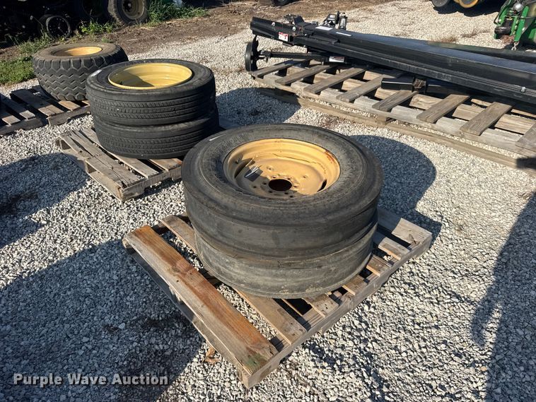 (2) SWT 7.50-20 tires and wheels
