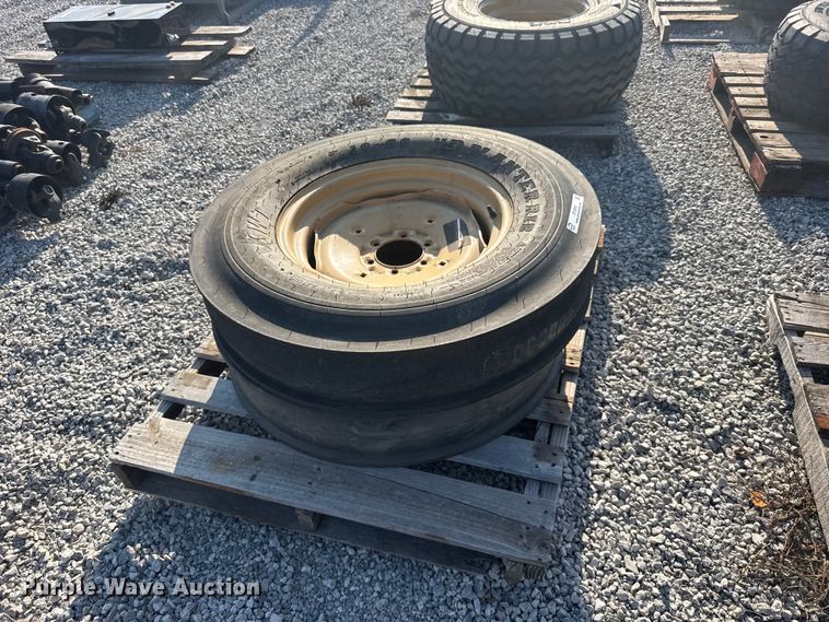 image for item DY3043 (2) SWT 7.50-20 tires and wheels 