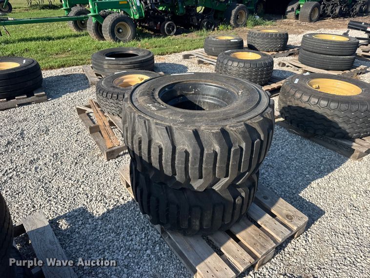 (2) Titan 33x12.50-16.5 tires and wheels