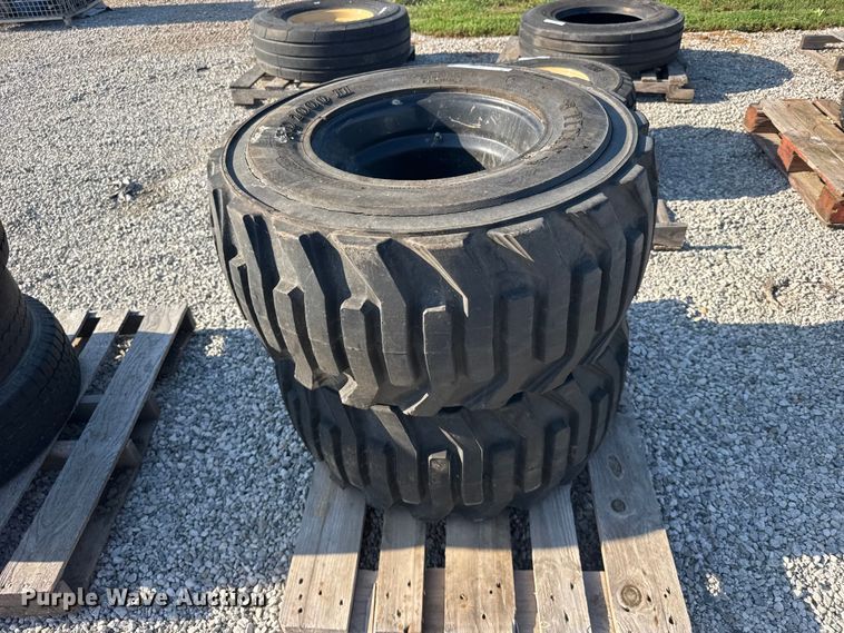 image for item DY3045 (2) Titan 33x12.50-16.5 tires and wheels