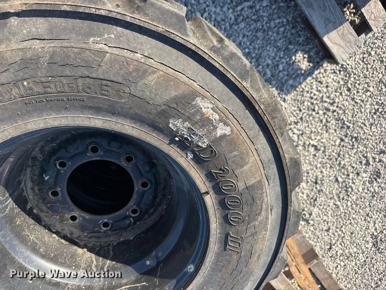 image for item DY3045 (2) Titan 33x12.50-16.5 tires and wheels