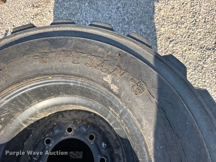 image for item DY3045 (2) Titan 33x12.50-16.5 tires and wheels