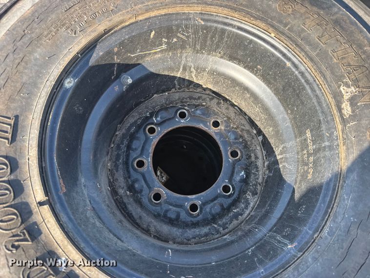 image for item DY3045 (2) Titan 33x12.50-16.5 tires and wheels