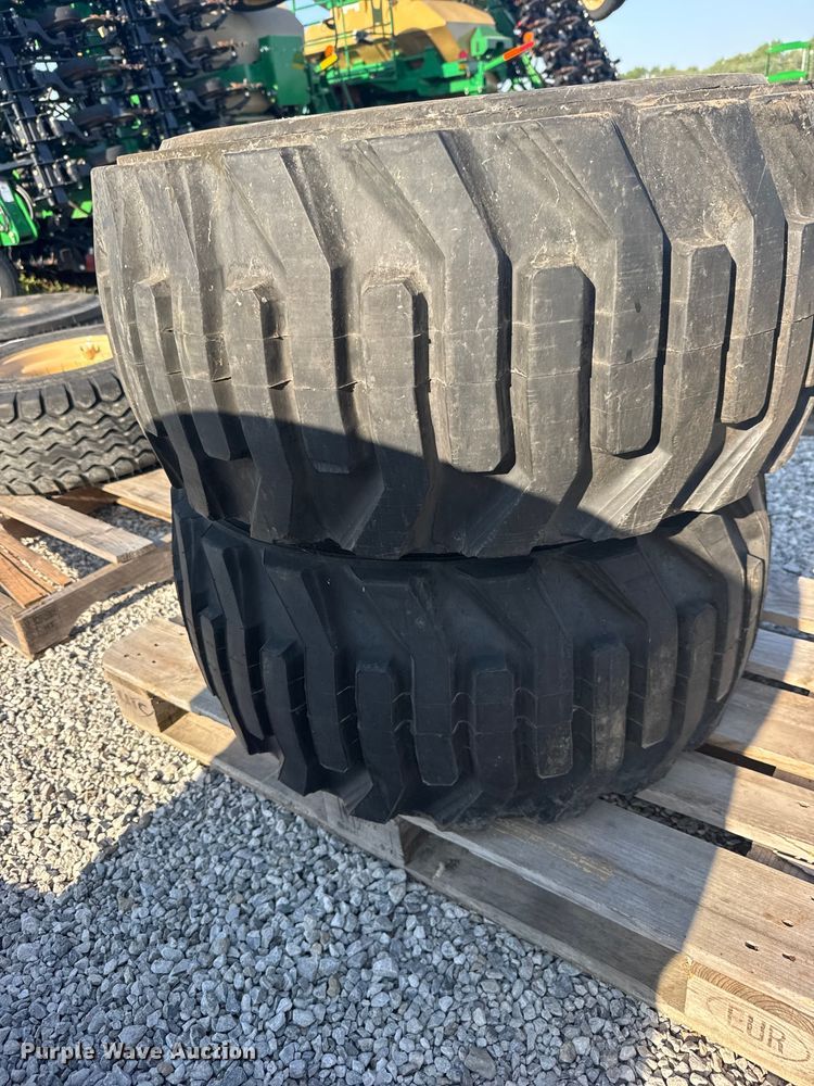 image for item DY3045 (2) Titan 33x12.50-16.5 tires and wheels
