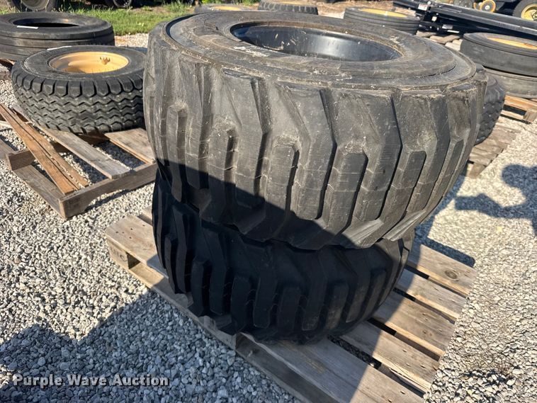 image for item DY3045 (2) Titan 33x12.50-16.5 tires and wheels