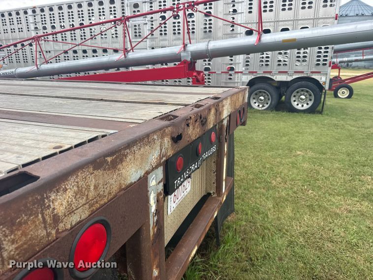 image for item DY3078 1988 Transcraft flatbed trailer