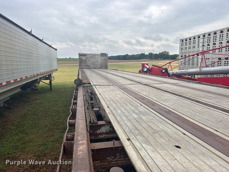 image for item DY3078 1988 Transcraft flatbed trailer