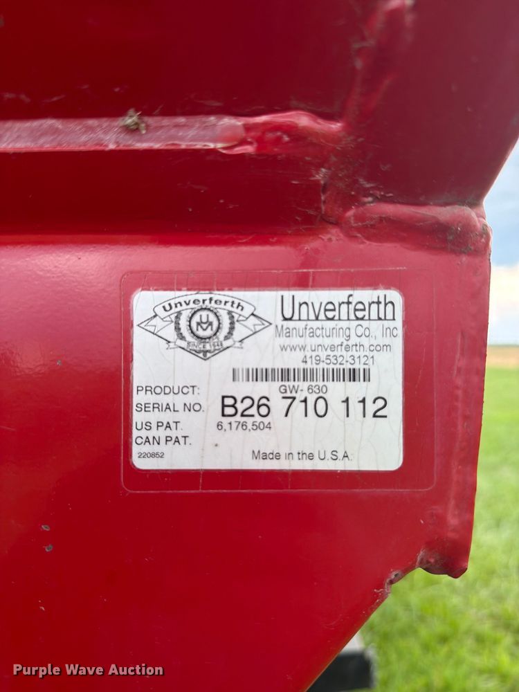 image for item EO8630 Unverferth GW-630 gravity wagon