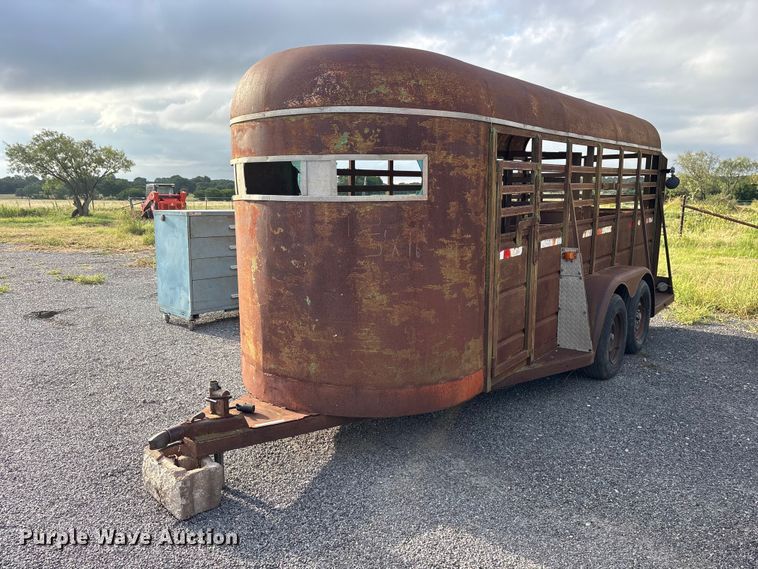 Shop Built livestock trailer