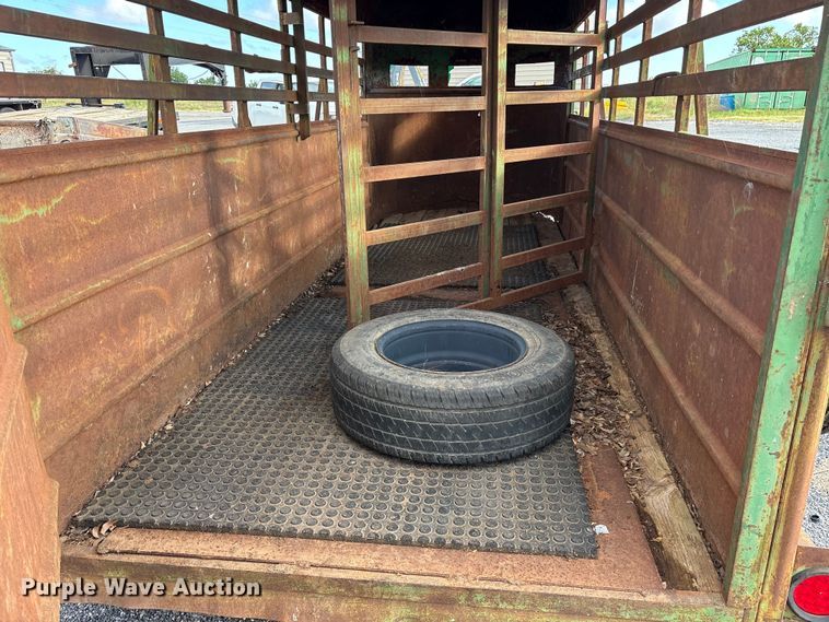 image for item ET0121 Shop Built livestock trailer