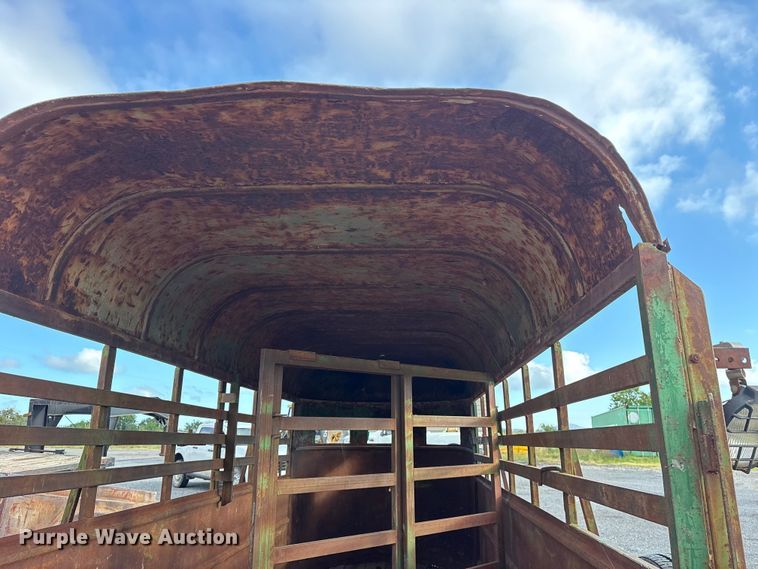 image for item ET0121 Shop Built livestock trailer