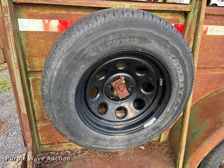 image for item ET0121 Shop Built livestock trailer