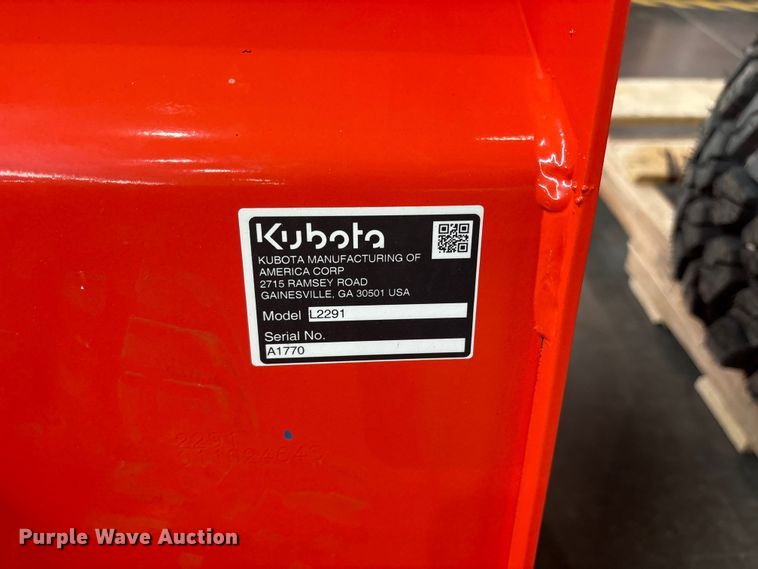 image for item ET0128 Kubota L2291 bucket