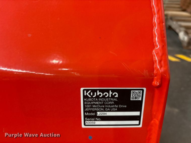 image for item ET0129 Kubota L2294 bucket