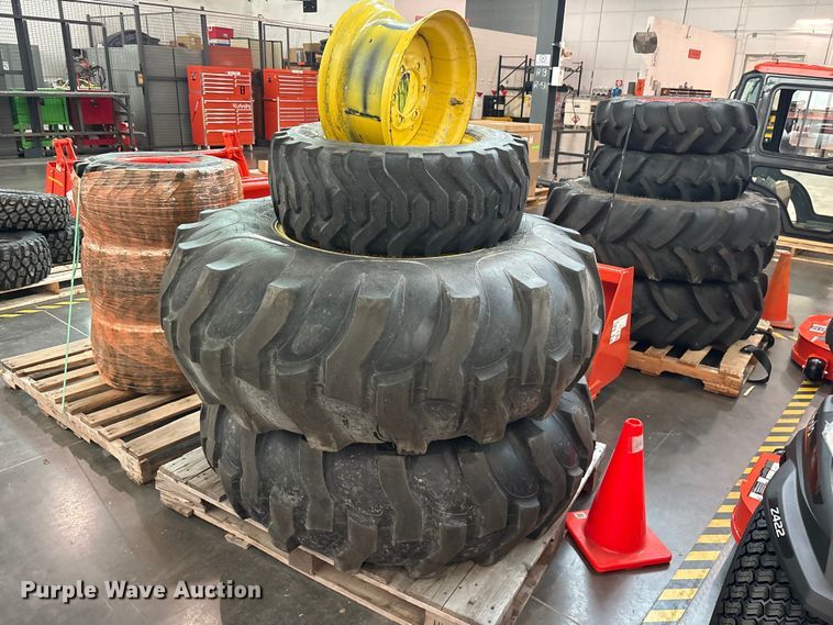 (3) tires and wheels