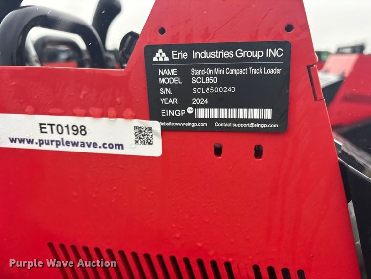image for item ET0198 2024 Erie SCL850 compact utility loader