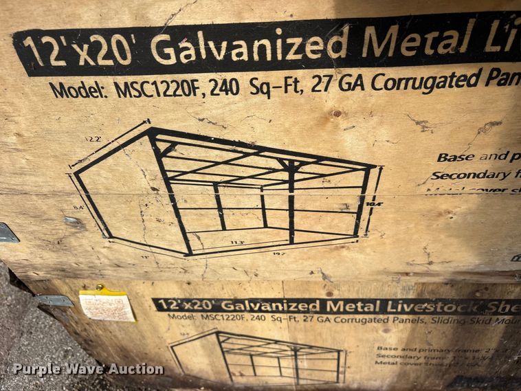image for item ET0241 (4) Valley Pioneer MSC1220F livestock sheds