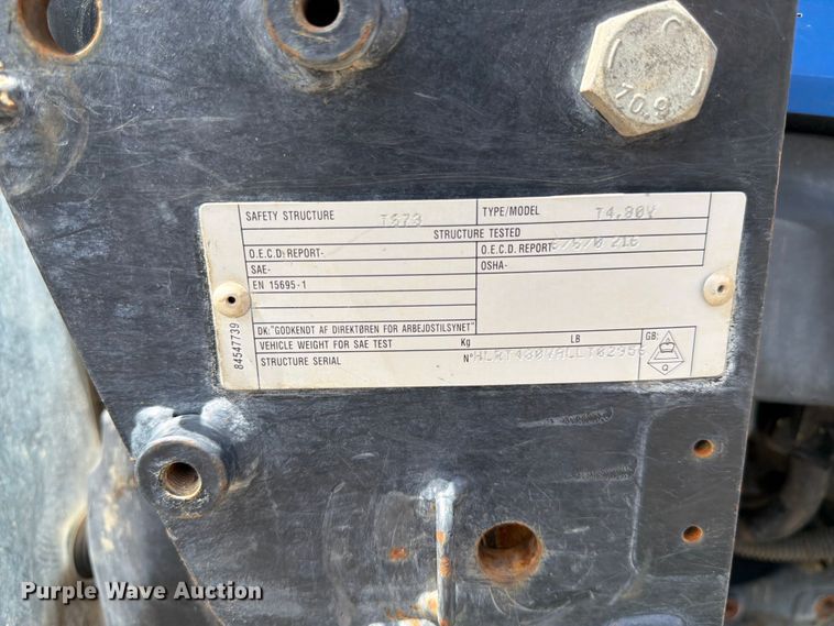 image for item ET0698 2020 New holland T4.80V MFWD tractor