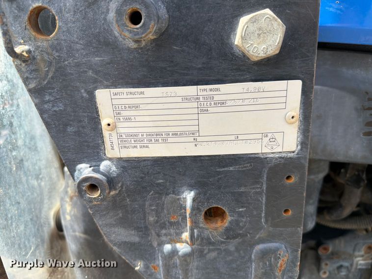 image for item ET0698 2020 New holland T4.80V MFWD tractor