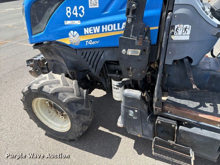 image for item ET0699 2018 New Holland T4.80V MFWD tractor