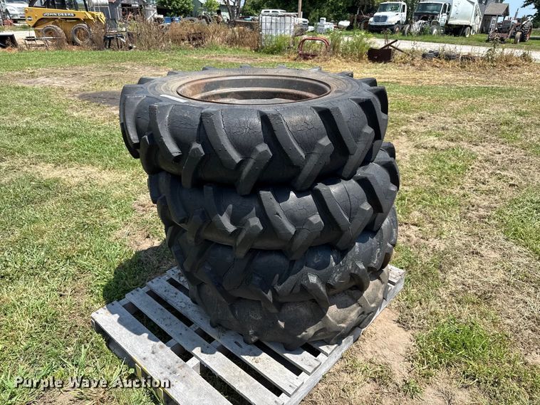 image for item EX2104 (4) Good year 11-24.5 tires and wheels