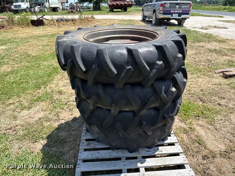 image for item EX2104 (4) Good year 11-24.5 tires and wheels