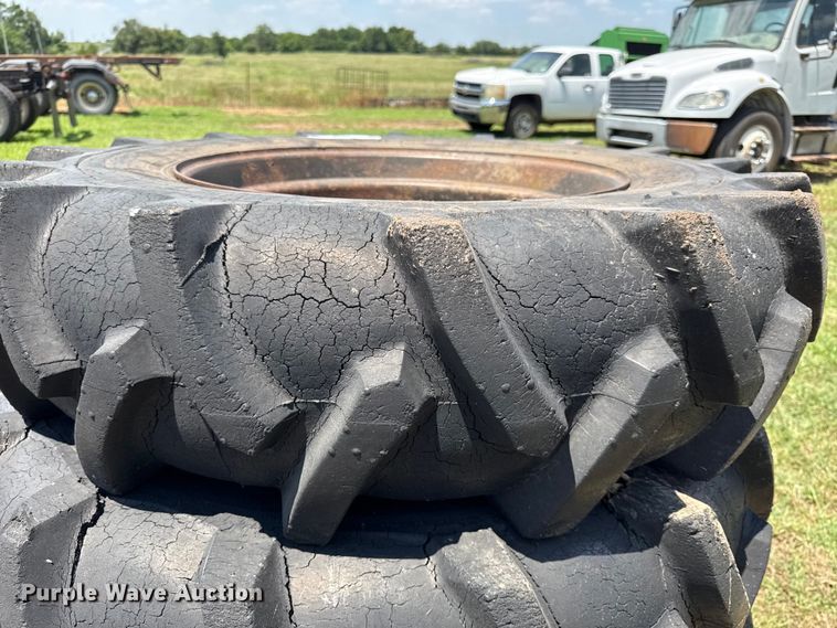 image for item EX2104 (4) Good year 11-24.5 tires and wheels