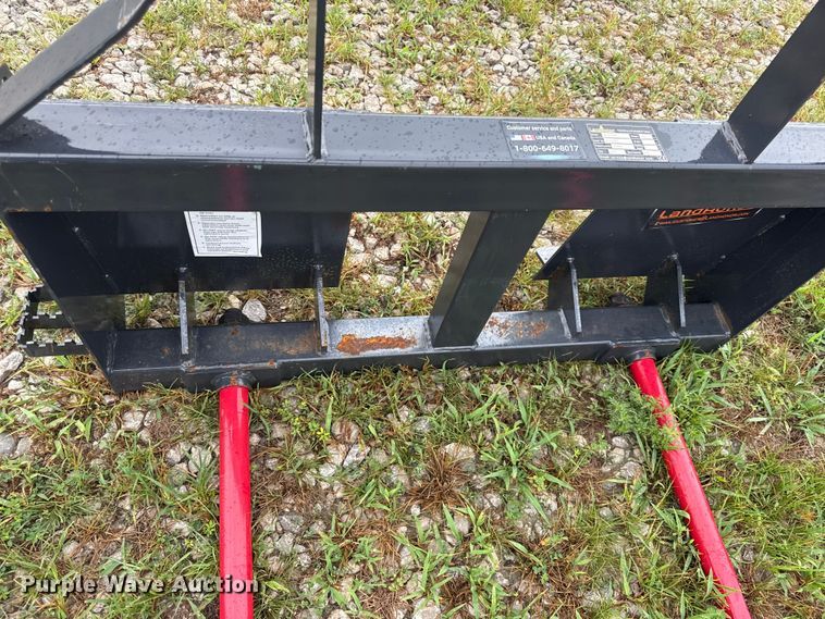 image for item EX2135 2025 LandHonor BS-12-2500G skid steer bale spear