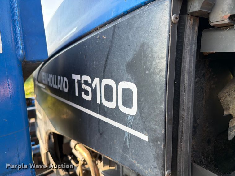 image for item EX4579 2001 New Holland TS100 MFWD tractor