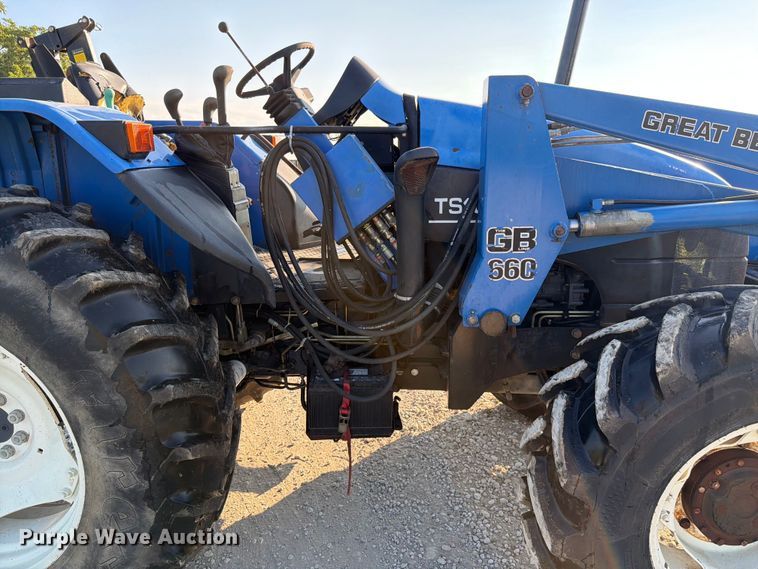 image for item EX4579 2001 New Holland TS100 MFWD tractor