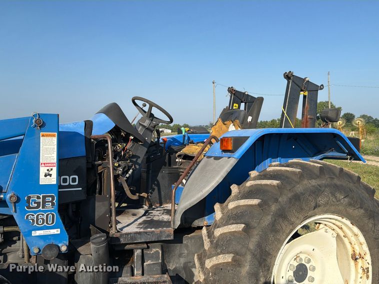 image for item EX4579 2001 New Holland TS100 MFWD tractor