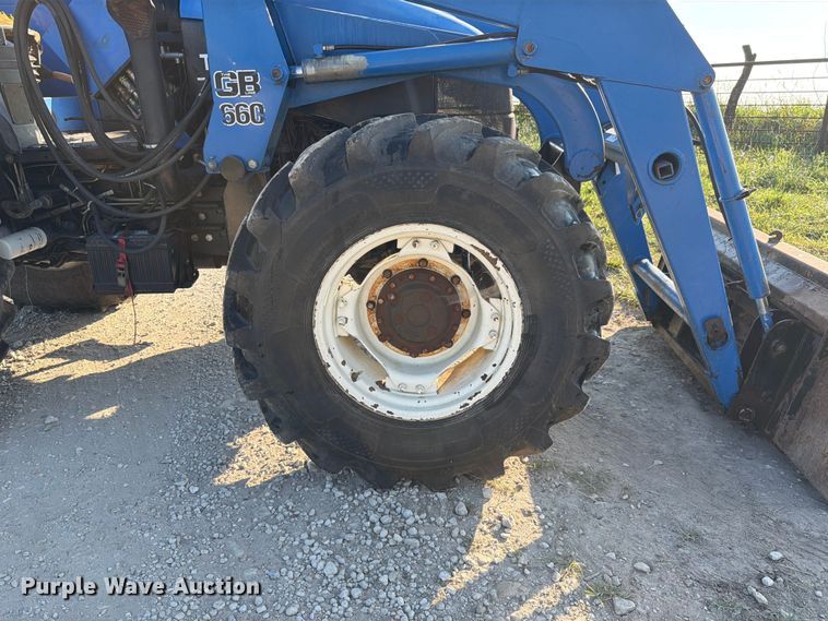 image for item EX4579 2001 New Holland TS100 MFWD tractor