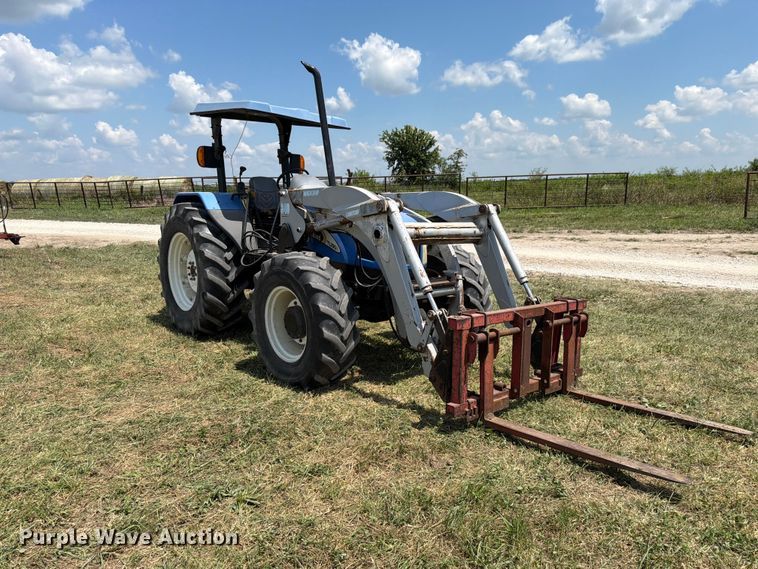 image for item EX4590 2007 New Holland TL100A MFWD tractor