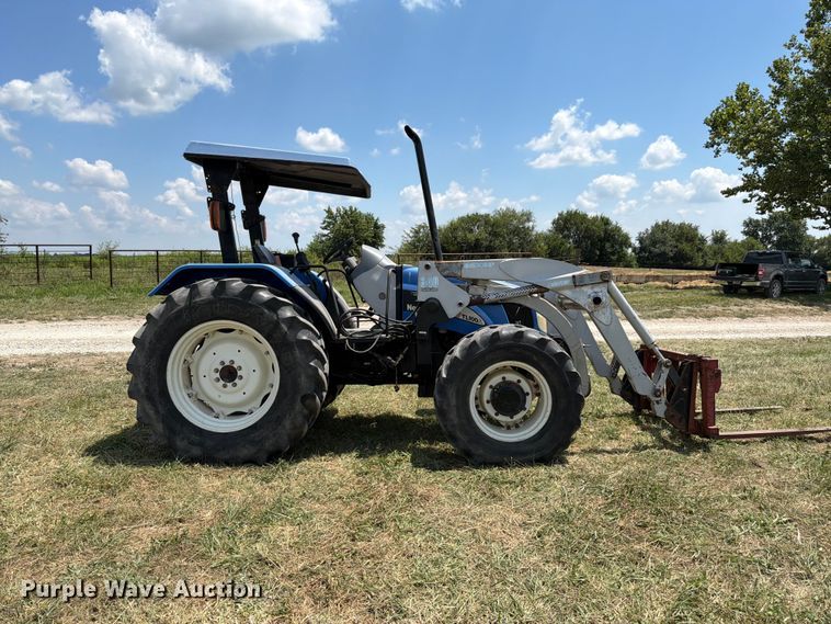 image for item EX4590 2007 New Holland TL100A MFWD tractor