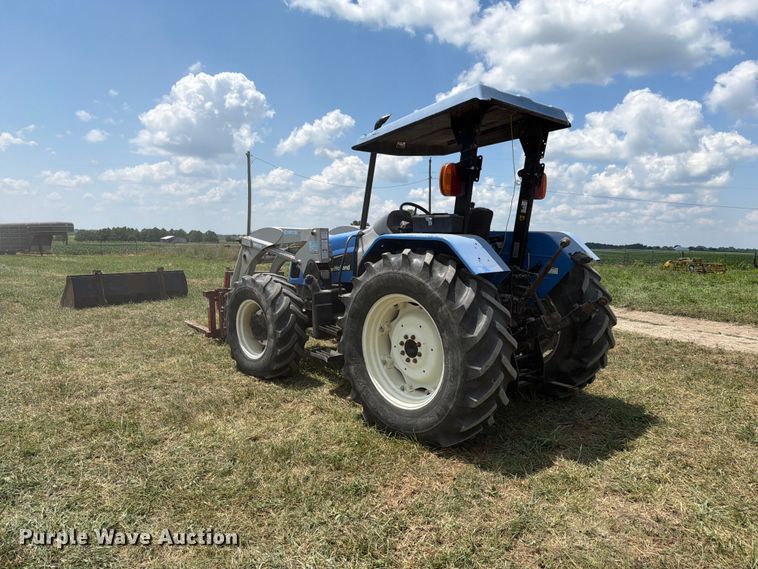 image for item EX4590 2007 New Holland TL100A MFWD tractor