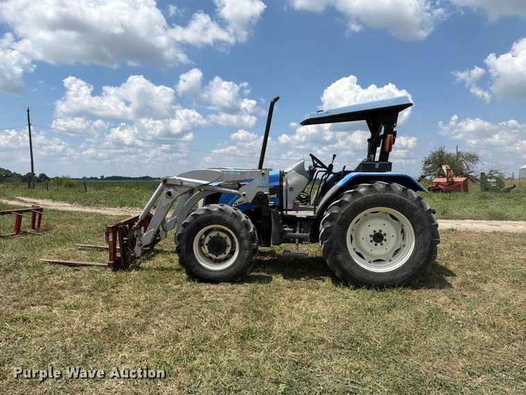 image for item EX4590 2007 New Holland TL100A MFWD tractor