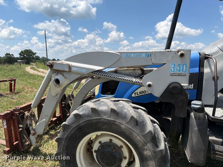image for item EX4590 2007 New Holland TL100A MFWD tractor