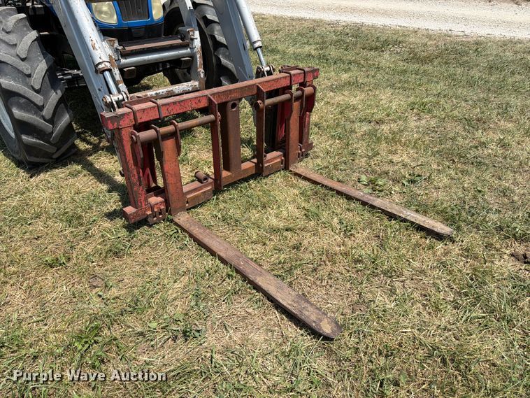 image for item EX4590 2007 New Holland TL100A MFWD tractor