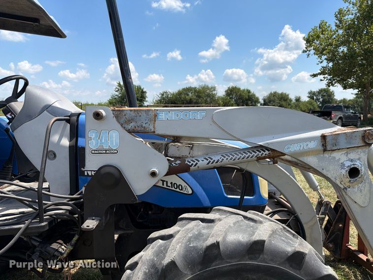 image for item EX4590 2007 New Holland TL100A MFWD tractor