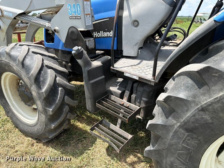 image for item EX4590 2007 New Holland TL100A MFWD tractor
