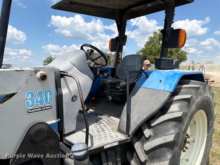 image for item EX4590 2007 New Holland TL100A MFWD tractor