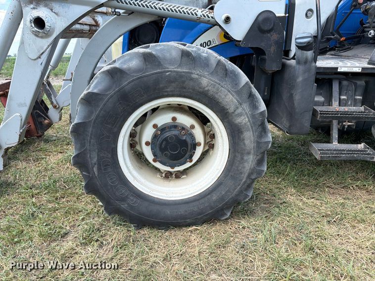 image for item EX4590 2007 New Holland TL100A MFWD tractor