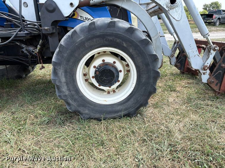 image for item EX4590 2007 New Holland TL100A MFWD tractor