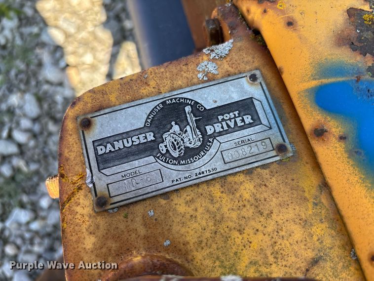 image for item FC1950 Danuser MD-6 post driver