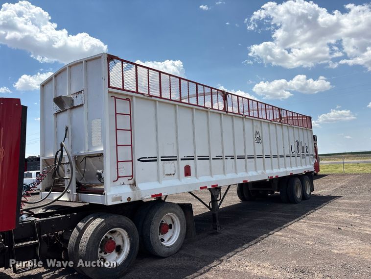 2015 Blatz Silera live bottom sillage trailer