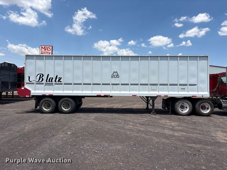 image for item FC2503 2015 Blatz Silera live bottom sillage trailer